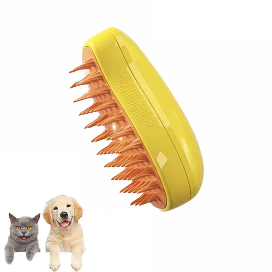 Cat Steam Brush Steam Brush 3In1 Electric Spray Cat Hair Brush Massage Pet Beauty Massage Comb Soft Silicone Hair Removal Comb